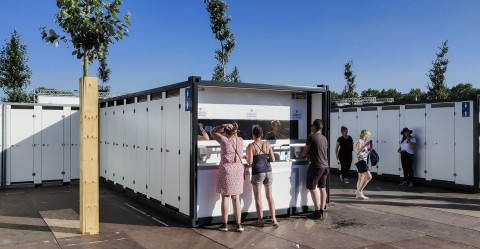 Rock Werchter Toiletzone3 Toiletcontainer